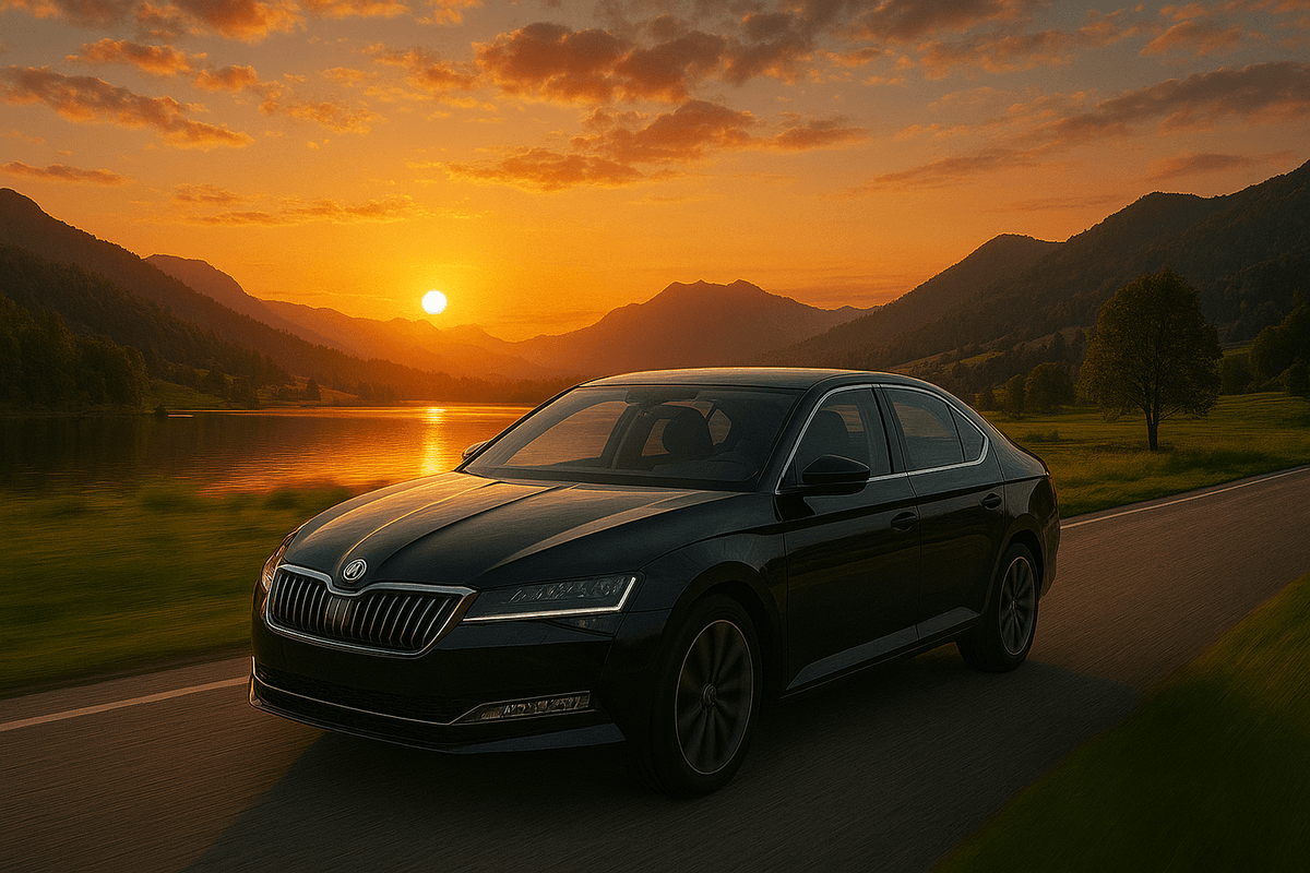 Taxi professionnel Skoda Superb